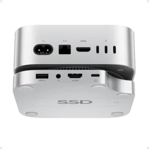 PULWTOP Mac mini M4/M4 Pro Hub Stand Dock with External Storage Upgrade M.2 SSD Enclosure